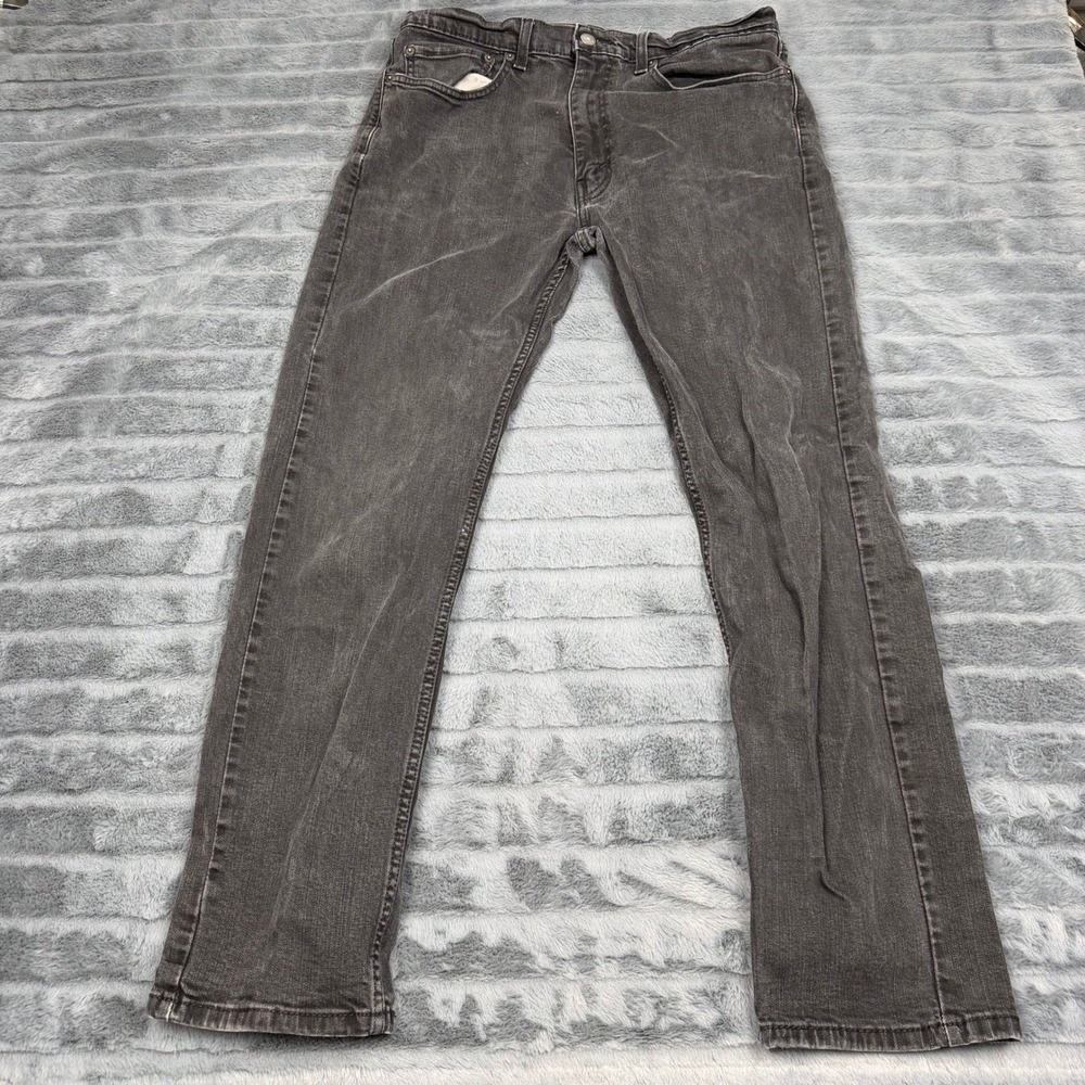 Levis 505 Regular Fit Mens Charcoal Gray Denim Jeans 00505-2342 W36 L32